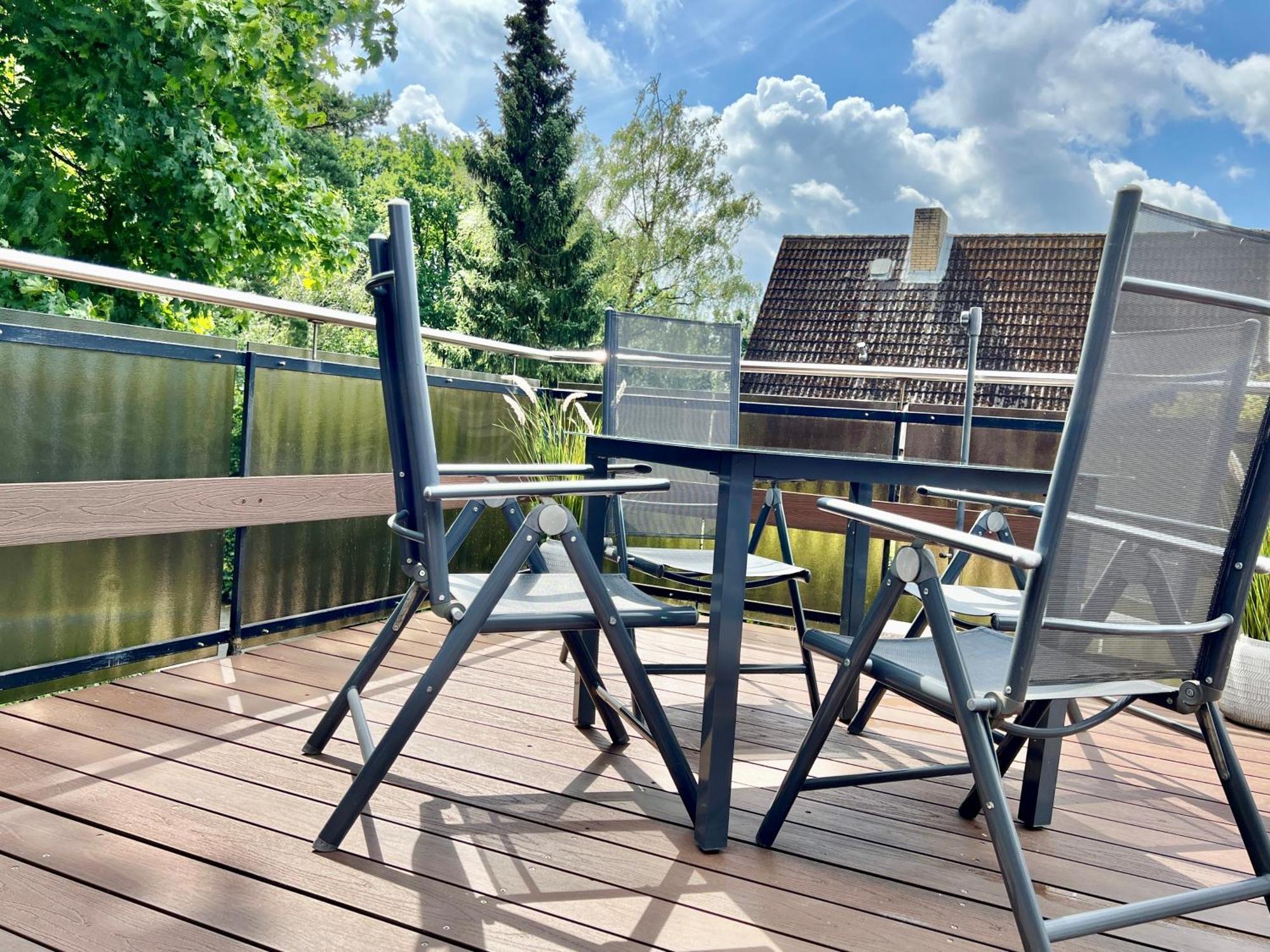 Peedy'S Luxurioese 60M² Wohnung Mit Balkonterrasse Stade Exterior foto